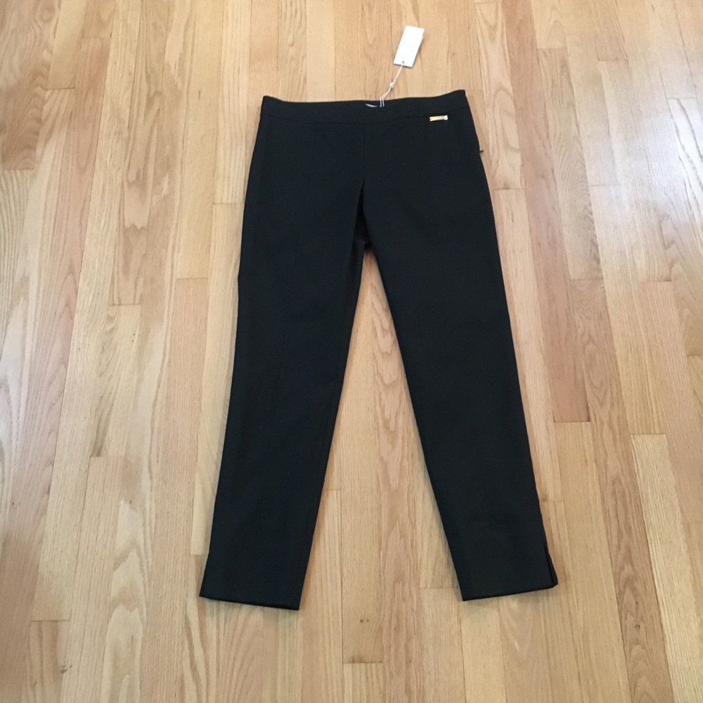 Tory Burch green Callie Skinny cropped pants